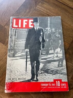 1941 Life Magazine Vintage